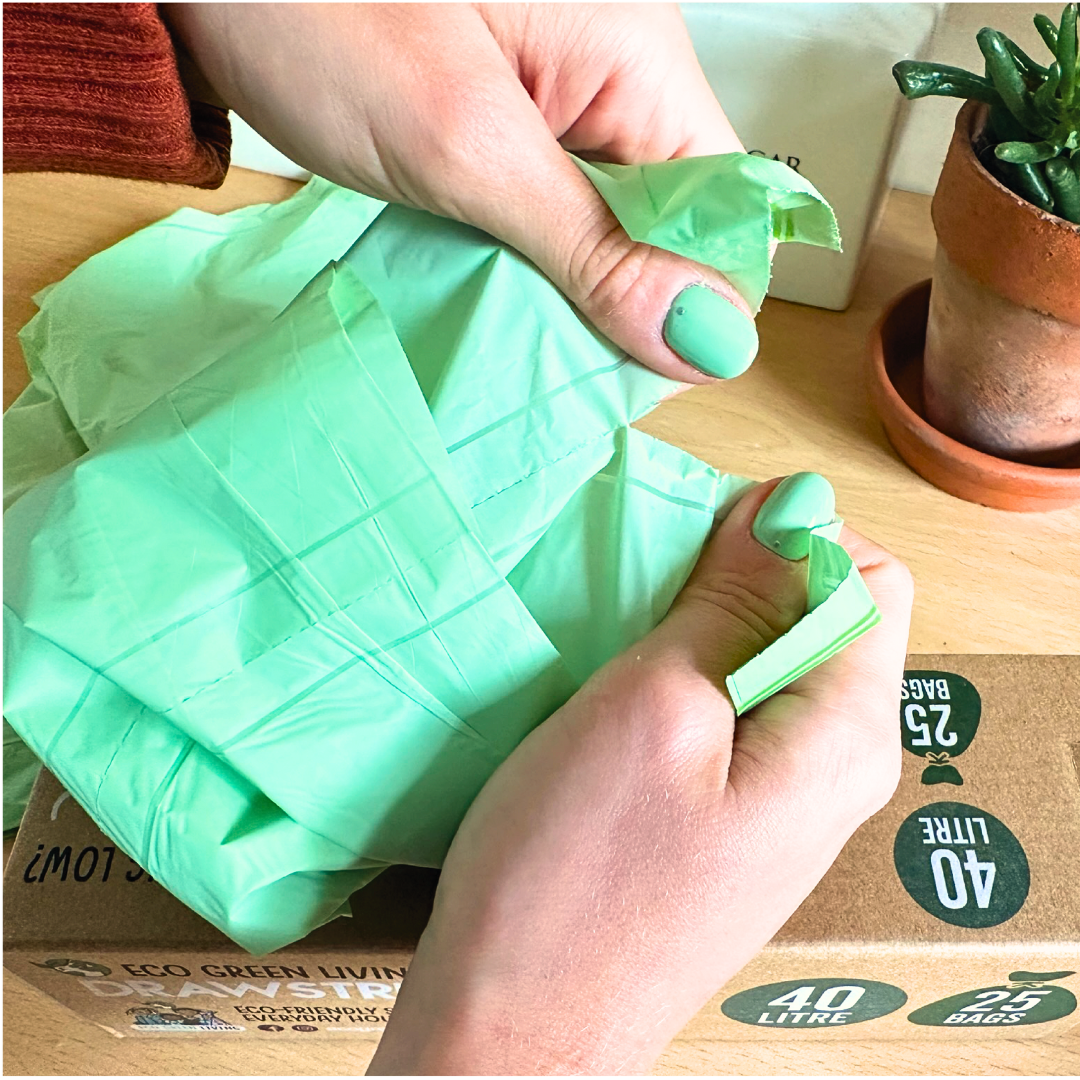 Compostable Drawstring Bags - 40 Litre image 1