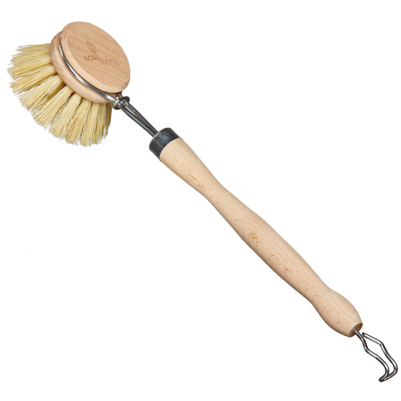 Dish Brush Wooden with Replaceable Head - EcoLiving image 0