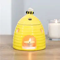Oil & Wax Burner - Yellow Beehive image 0