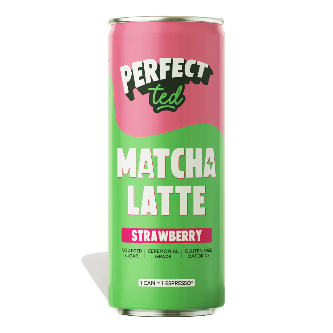 Perfect Ted Strawberry Oat Matcha Latte - 250ml image 0