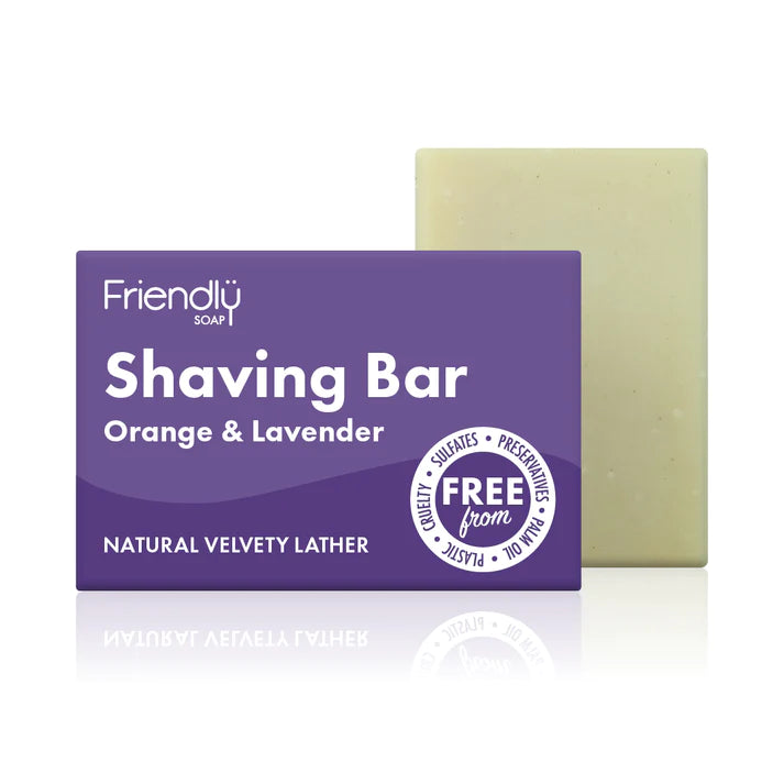 Shaving Bar - Orange & Lavender - Friendly Soap image 0