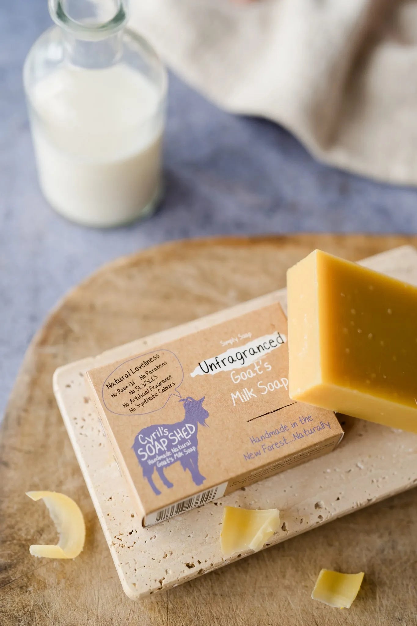 Cyril's Soap Shed - Unfragranced Goats Milk Soap image 0