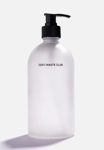 Frosted Glass Bottle with Pump - 500ml image 0