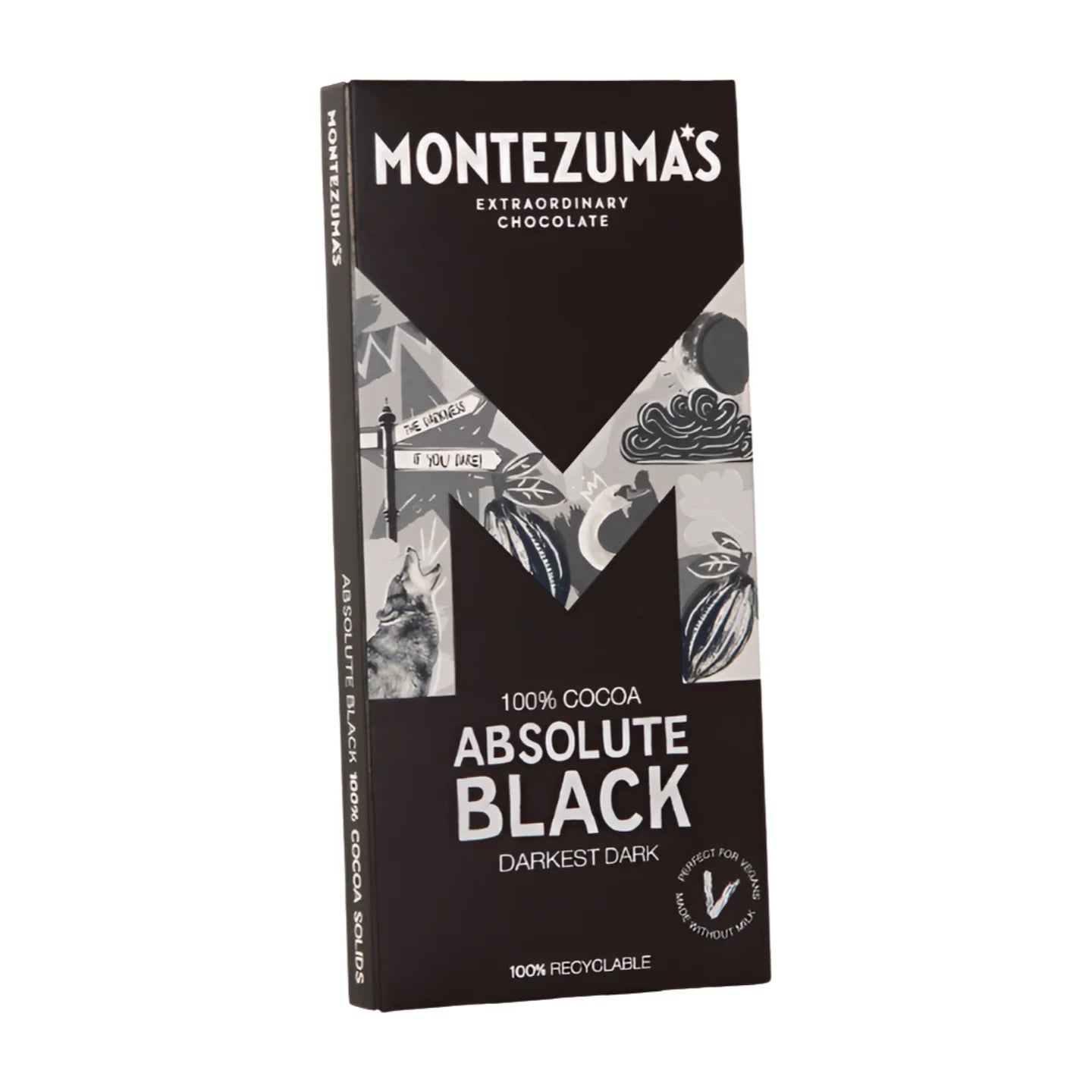 Montezuma's - Absolute Black 100% Cacao 90g image 0