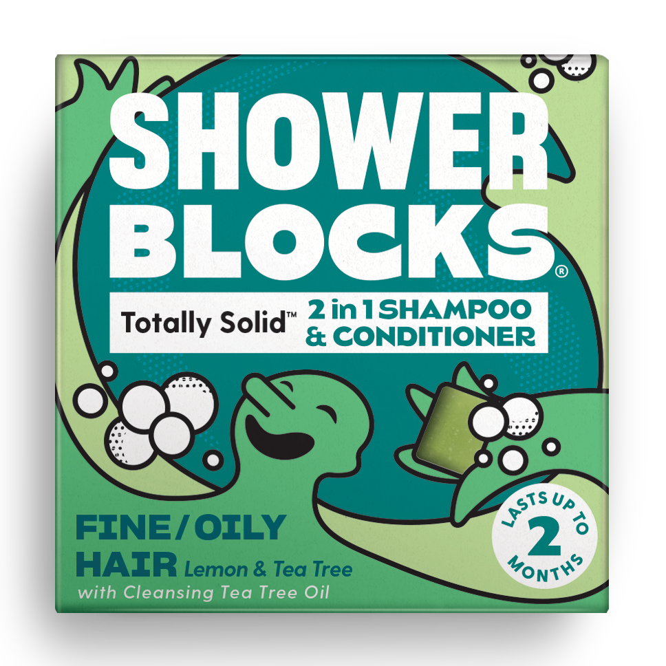 Shampoo & Conditioner 2 in 1 - Fine / Oily Hair - Shower Blocks image 0