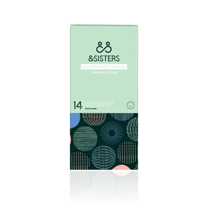 Eco-Applicator Tampons - Medium -  (14 Pack) - &Sisters image 0