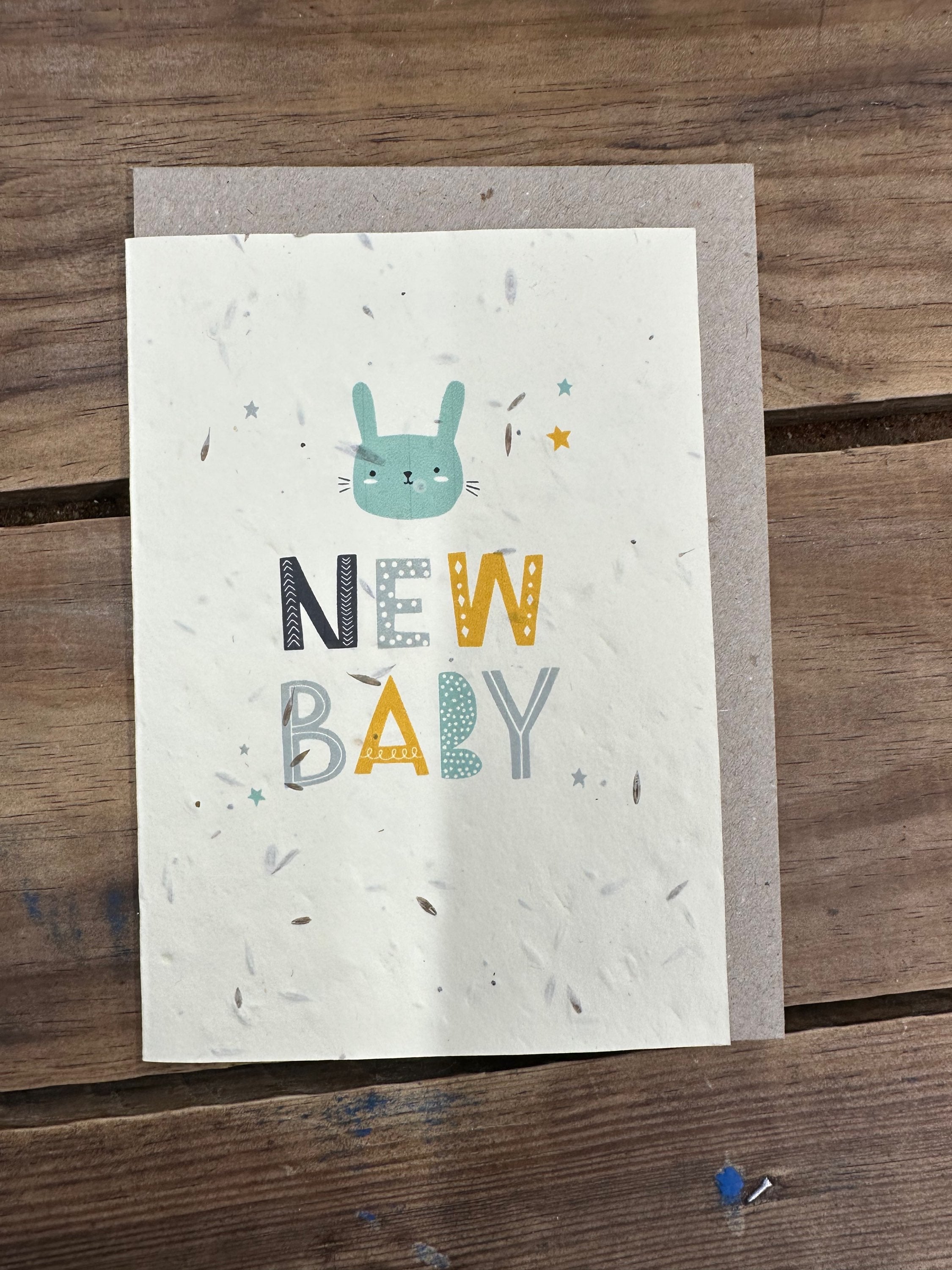 New Baby Plantable Seed Card image 0