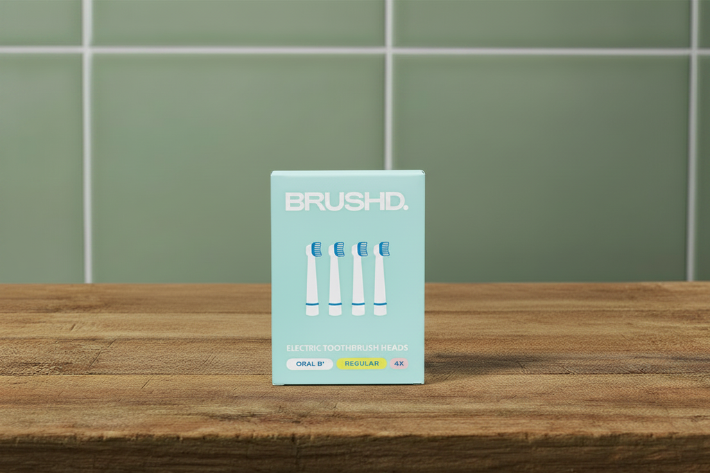 BRUSHD Electric Toothbrush Heads - Standard 4