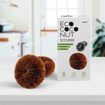 EcoCoconut Scourers - Pack of 2 image 0