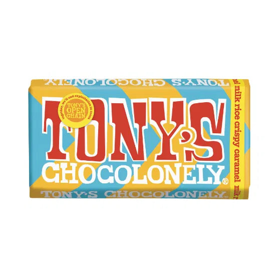 Tony's Chocolonely - Milk Caramel Rice Crisp - 180g image 0