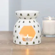 Oil & Wax Burner - All Over Bee Print image 0