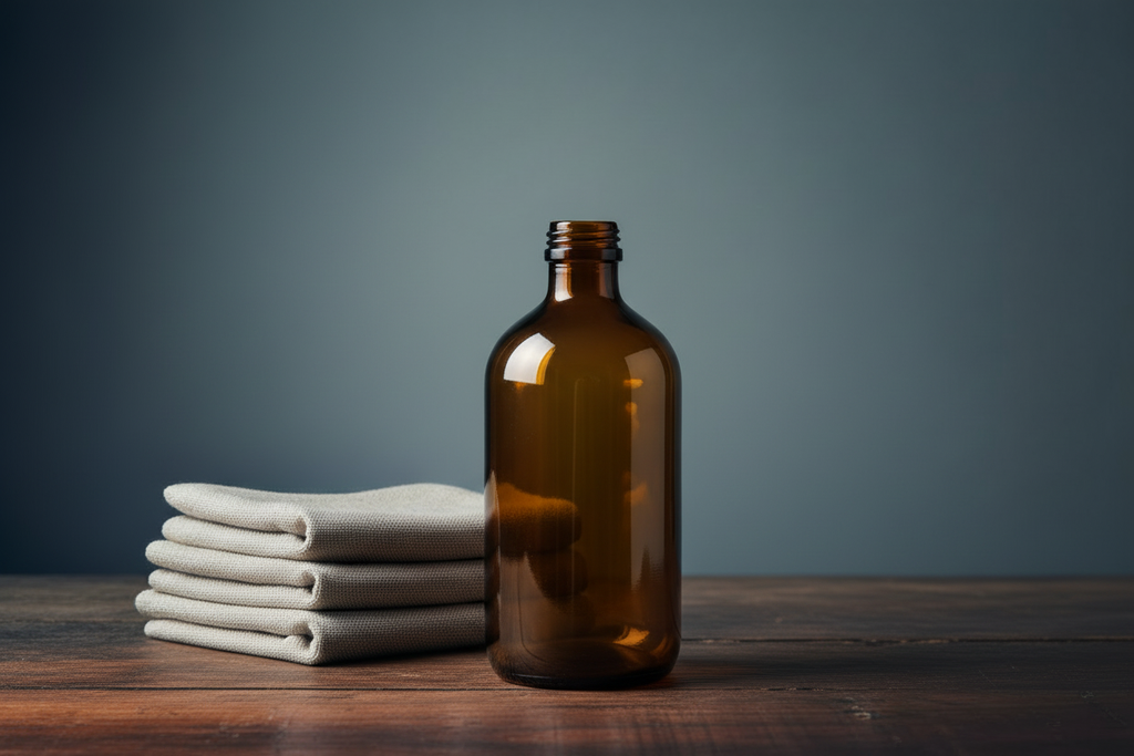 Amber Glass Bottle - No Lid