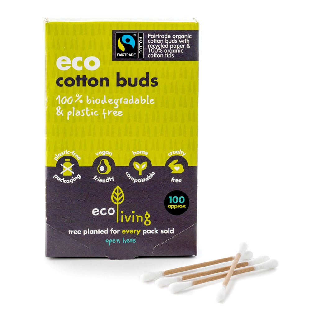 Cotton Buds - Organic - Fair Trade - Ecoliving image 0