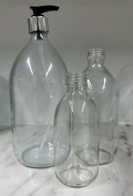 Clear Glass Bottles image 0