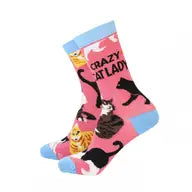 Bamboo Sock's - Women's - Crazy Cat Lady image 0