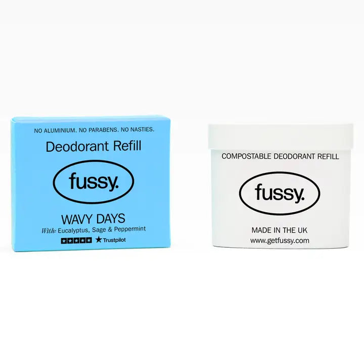 Fussy Natural Deodorant Refill - Wavy Days image 0