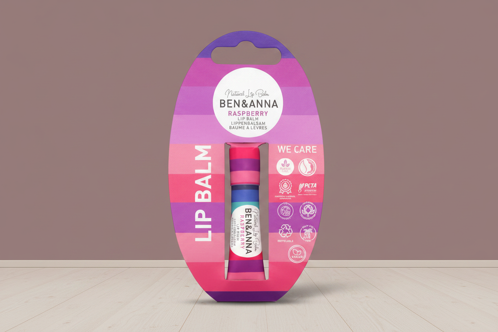 Ben & Anna Lip Balm - Raspberry - Bigger
