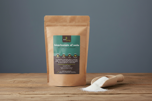 Bicarbonate of Soda - Pouch Shape with Wooden Scoop
