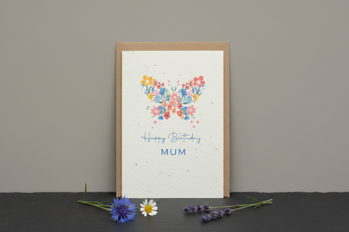 Birthday Mum Plantable Seed Card