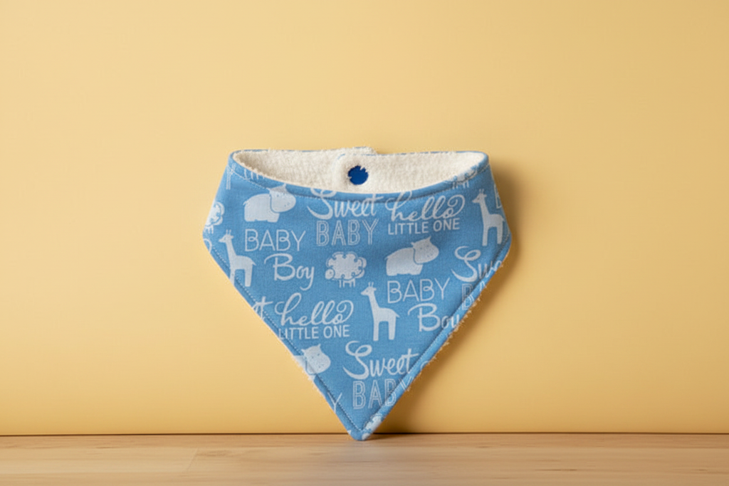 Blue Baby Bib Thin Floor