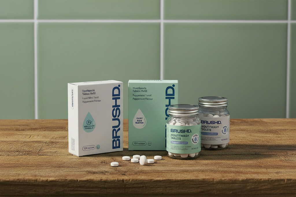 BRUSHD Tablets - White Tablets