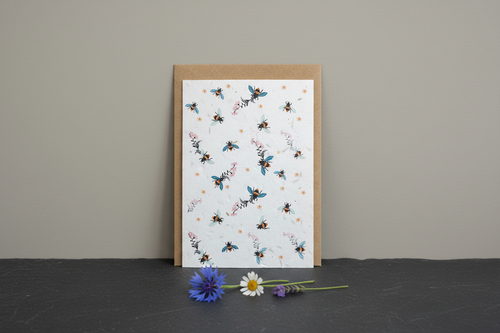 Buzzing Bees Plantable Seed Card