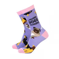 Bamboo Sock's - Women's - I Prefer Dogs to People image 0