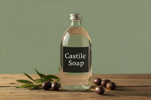 Castile Soap minimal olive props