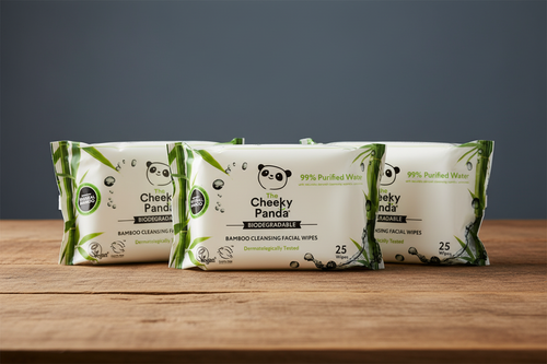 Cheeky Panda Baby Wipes - Three flat pouches