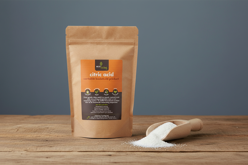 Citric Acid - Large Pouch - Hero with Wooden Scoop