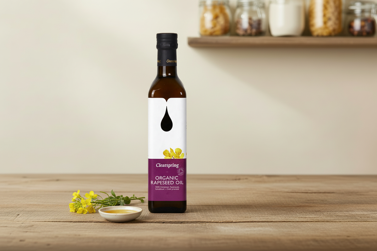 Clearspring Organic Rapeseed Oil 500ml | Omega-Rich | Fantastic No ...