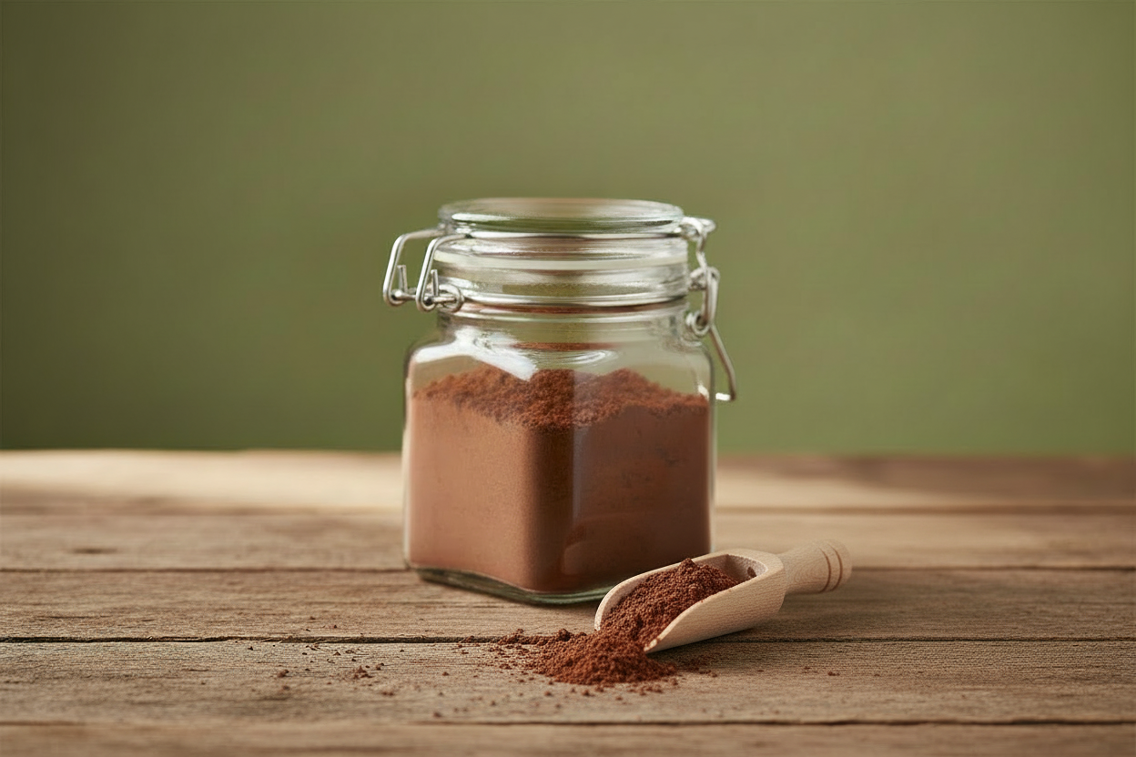 Cocoa Powder - Tiny Wooden Scoop