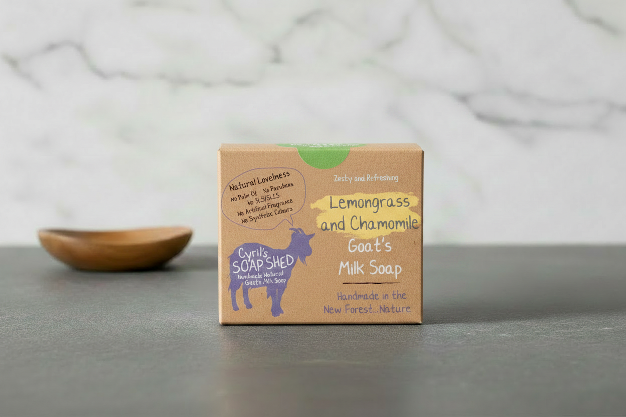 Cyril's Soap Shed Lemongrass & Chamomile - Box with Soap Dish