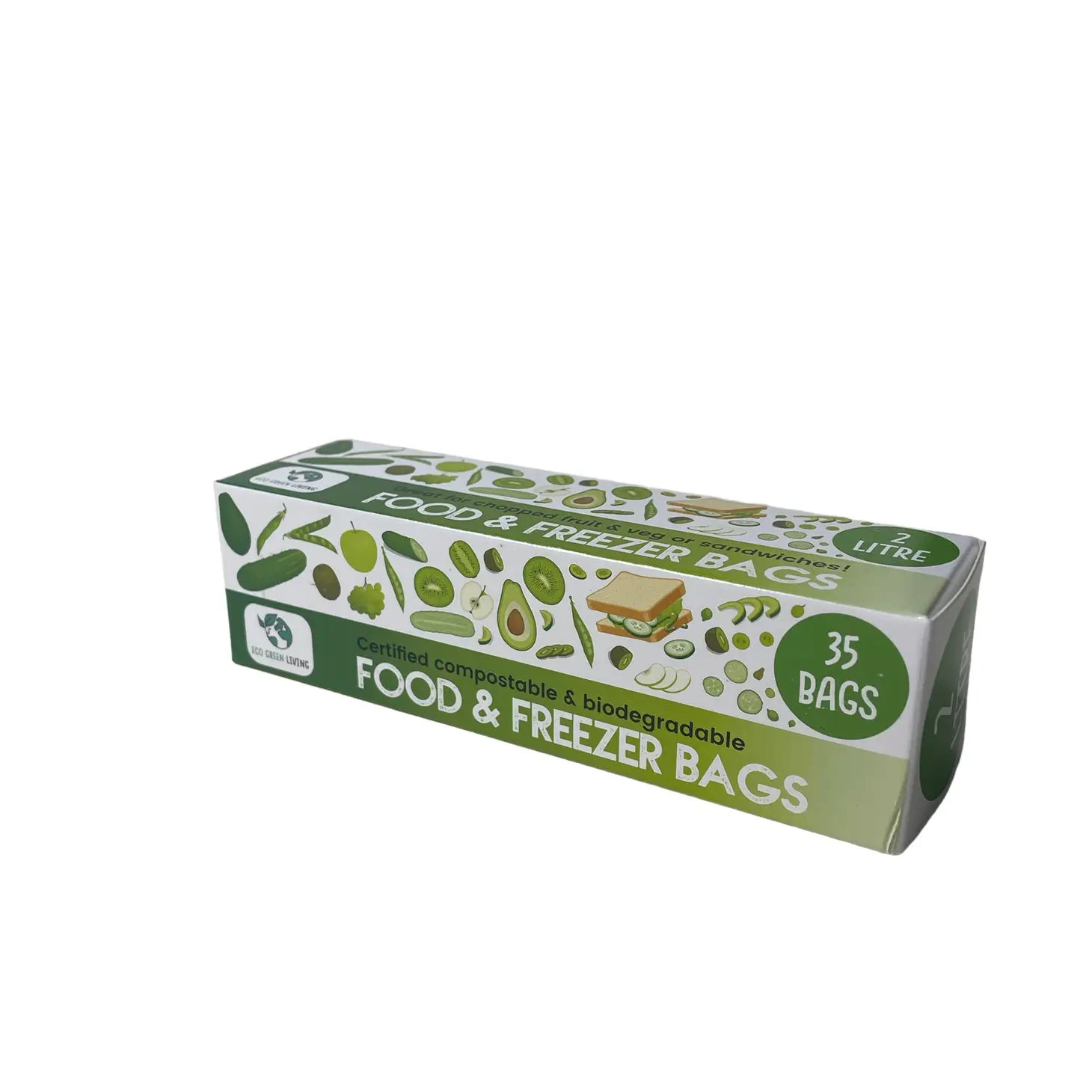 Compostable Food & Freezer Bags - 2 Litre image 0