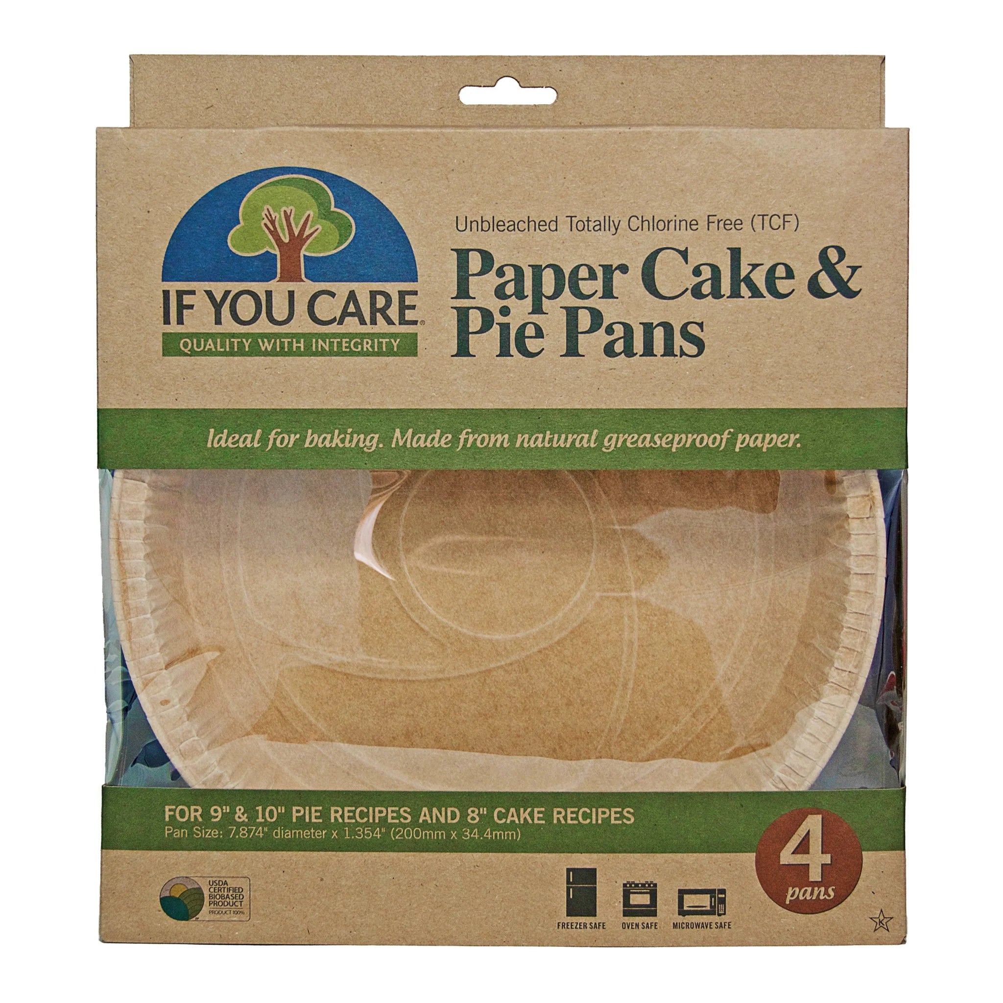 If You Care - Paper Cake and Pie Pans image 0