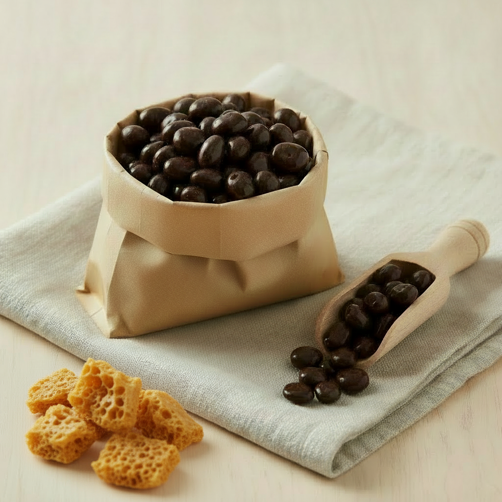 Dark Chocolate with Bare Honeycomb Shards