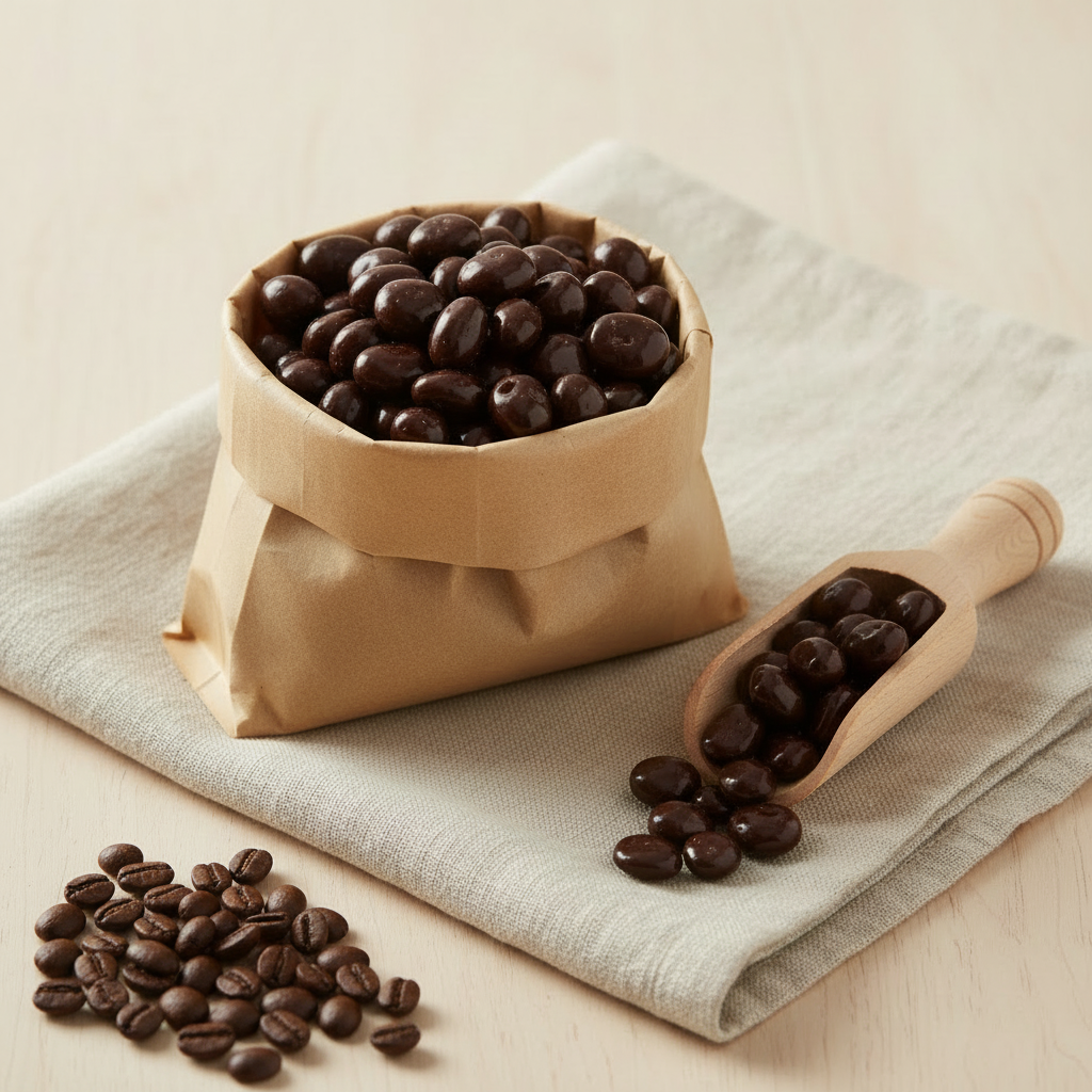Dark Chocolate with Coffee Beans