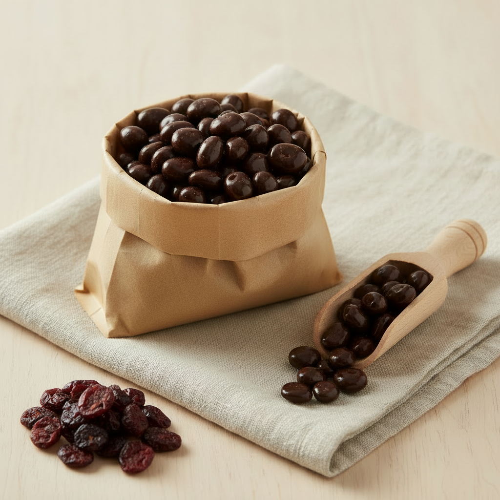 Dark Chocolate with Ruby Red Cranberries