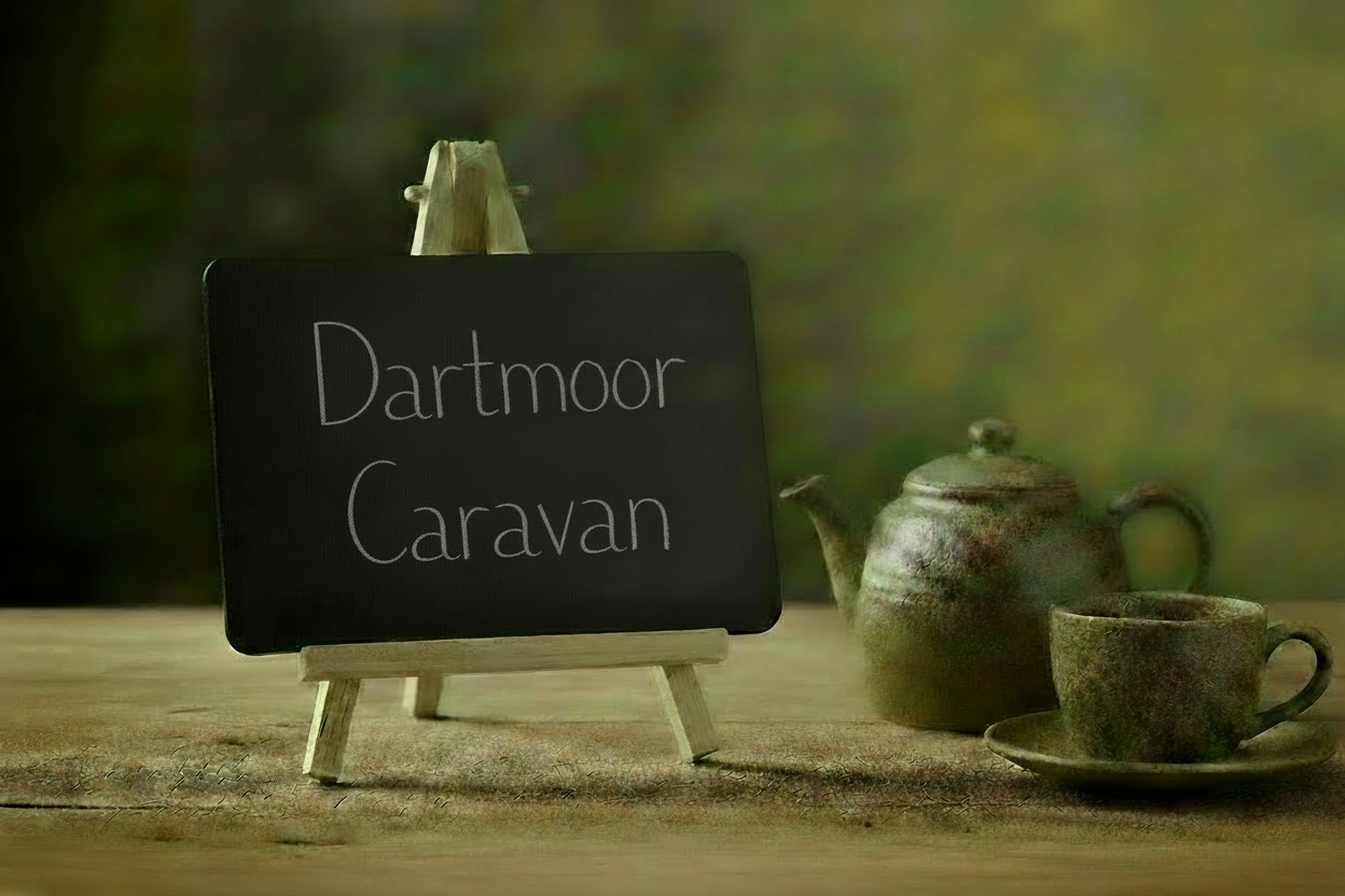 Dartmoor Caravan Chalkboard