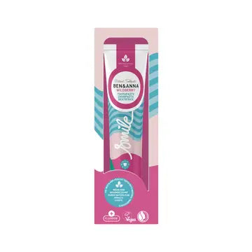 Ben & Anna Organic Natural Toothpaste Tube - Wild Berry image 0