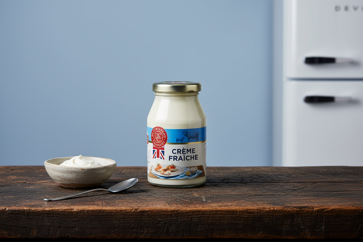 Devon Cream Company Crème Fraîche 170g | Light & Versatile | Plastic ...