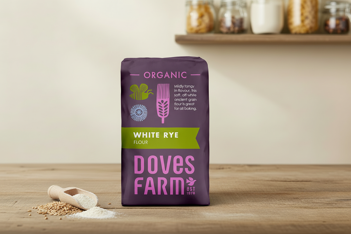 Doves Farm Organic White Rye Flour 1kg | Ancient Grain | Fantastic No ...
