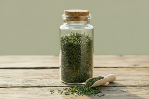 Dried chives jar