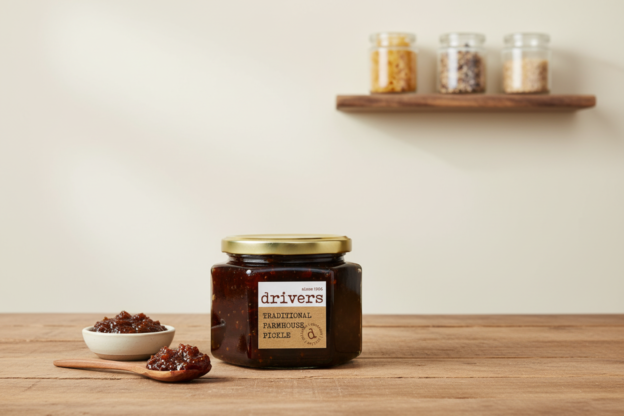 Drivers Farmhouse Pickle - Correct Jar Shape