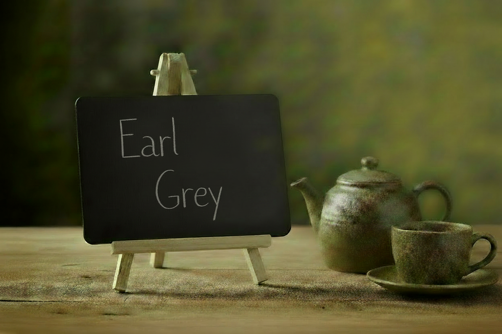 Earl Grey Two Lines Chalkboard