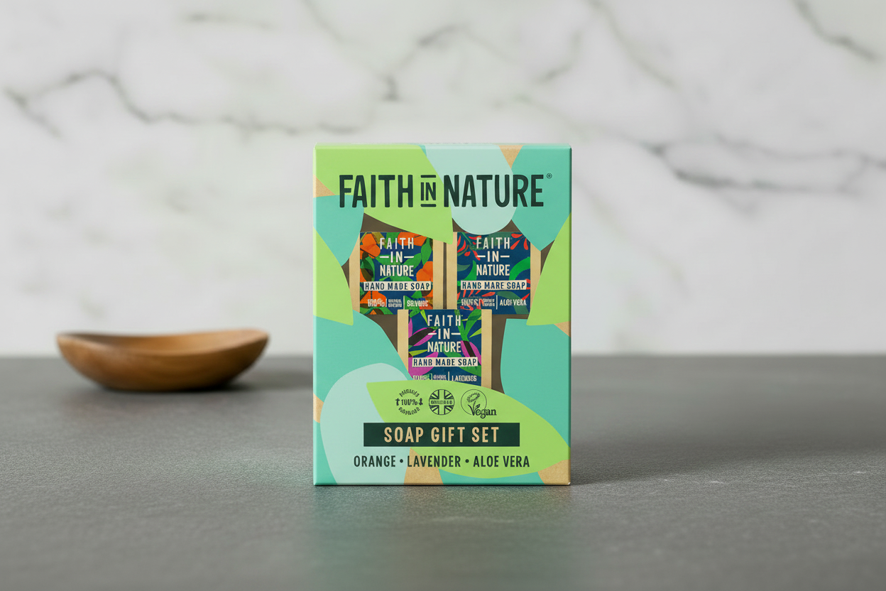 Faith in Nature Soap Stack Gift Set