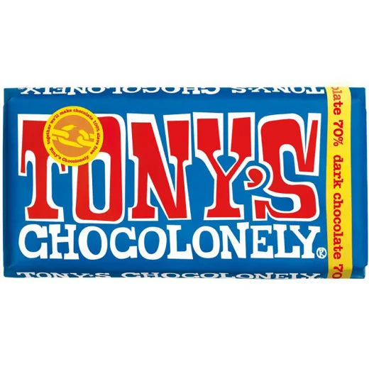 Tony's Chocolonely - Extra Dark Chocolate 70% image 0