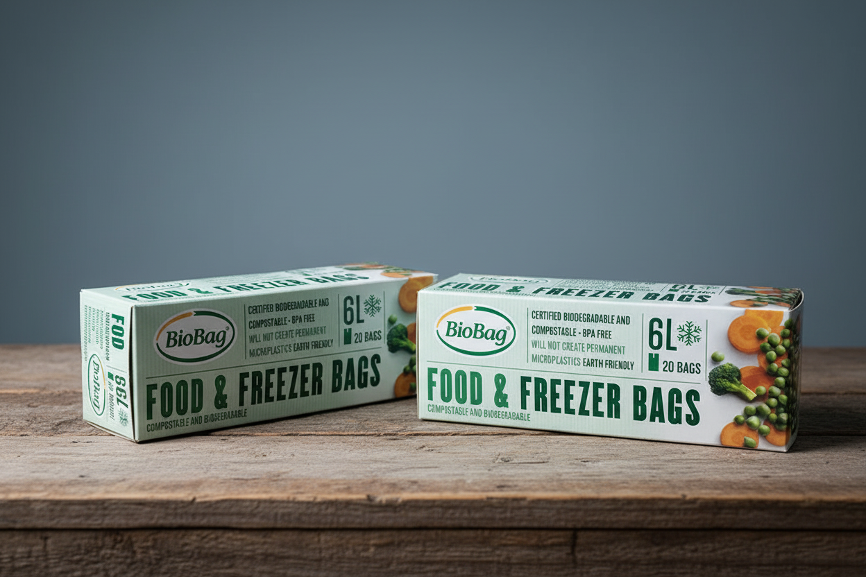 Food & Freezer Bags 6L - two boxes scattered