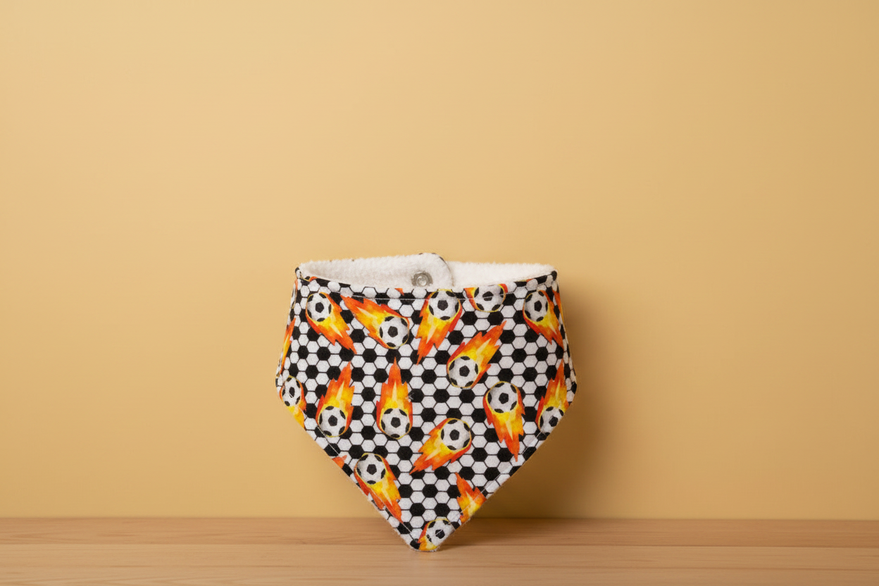 Football Baby Bib Thin Floor
