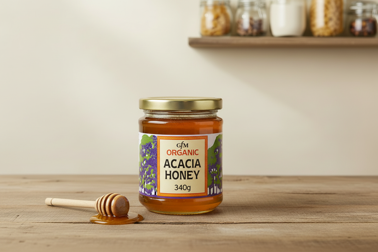 GFM Organic Acacia Honey - No Wax
